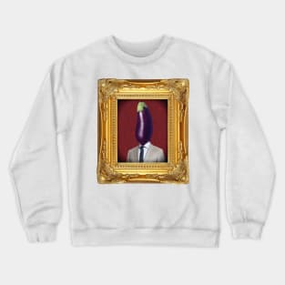 Aubergine Man in Vintage Frame Crewneck Sweatshirt